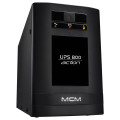 Nobreak MCM 800VA, UPS800 ACTION 3.1, 6 Tomadas, Trivolt Automático, Com Saida Para Bateria Externa, Preto - UPS0256