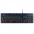 Teclado Gamer Mecânico PCYes KRATZ, LED RGB, Switch Outemu Blue, Hotswap, USB, Preto - PKOHBLRGB