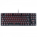 Teclado Gamer Mecânico PCYes TKL Neron, Switch Outemu Blue, Led Vermelho, Black - PNOHBLV