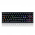 Teclado Mecânico Gamer Redragon Castor RGB, Switch Blue Removíveis, ABNT2, Preto - K631-RGB (PT-BLUE)