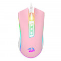 Mouse Gamer Redragon Cobra, Chroma RGB, 10000DPI, 7 Botões, Rosa - M711PW