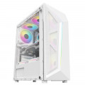 Gabinete Gamer Hayom GB1733, Lateral em Vidro Temperado, 4x Fan, Sem Fonte, ATX, Branco - GB1733