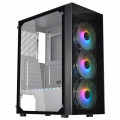 Gabinete Gamer K-Mex CG-A3Z5 Asgard Elf, Com 3 Fans, Fita led, Lateral em Vidro, ATX, Preto - CGA3Z5RH003CB0X