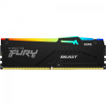 Memória Kingston Fury Beast, RGB, 16GB, 6000Mhz, DDR5, Preto - KF560C36BBEA-16