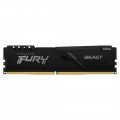 Memória Kingston Fury Beast, 16GB, 3200MHz, DDR4, CL16, Preto - KF432C16BB/16