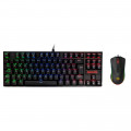 Kit Gamer Redragon Teclado Mecânico Kumara, RGB, Switch Blue, PT + Mouse Cobra M711, Chroma, 10000DPI, Preto - S118