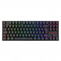 Teclado Mecânico Gamer Redragon Kumara Pro, Wireless e Bluetooth, RGB, Switch Blue, ABNT2, Black - K552RGB-BRS-B