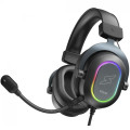 Headset Gamer Fifine SuperFrame Edition SFH6, 7.1 Surround, Drivers de 50mm, RGB, USB, Preto - SFH6