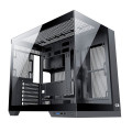 Gabinete Gamer Redragon Wideload Pro Black, Mid tower, Lateral e Frontal em Vidro, Sem Fans, Preto - CA-604B-PRO