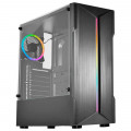 Gabinete Gamer K-Mex Demon II, CG-06W5, RGB, Lateral em Vidro, 1 Fita Led, Sem Fan, Preto - CG06W5RH001CB0X