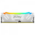 Memória Kingston Fury Renegade, RGB, 16GB, 6000Mhz, DDR5, CL32, Branco - KF560C32RWA-16