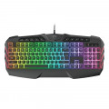 Teclado Gamer Trust GXT 881 Odyss, RGB, Semi Mecânico, Switch Clicky, ABNT2, USB, Preto - T24306