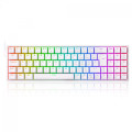 Teclado Gamer Mecânico Redragon Pollux, RGB, Switch Red, ABNT2, Branco - K628-RGB-W (PT-RED)