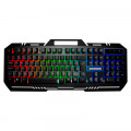 Teclado Semi Mecânico Gamer K-Mex Fusion Color KM-M712, LED 3 Cores, Preto - KMM7128U001CB0X