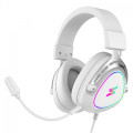 Headset Gamer Superframe Sound, 7.1 Surround, Drivers de 50mm, RGB, USB, Branco - SF-HS-SD7CR3W