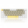 Teclado Mecânico Gamer Redragon Lakshmi, RAINBOW, Switch Brown, ABNT 2, Branco - K606-YL GY WT (PT-BROWN)