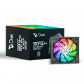 Fonte Duex 500FSE++ RGB Series, 500W, 80 Plus Bronze, PFC Ativo, Full Modular, Bivolt, Preto - DX500FSE++ RGB Series