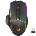 Mouse Gamer Redragon Axe Pro, RGB, Wireless, Bluetooth, 8000 DPI, 8 Botões, Sensor PAW3104, Preto - M814RGB-PRO