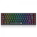 Teclado Mecânico Gamer Redragon Ryze Pro, RGB, Wireless, Bluetooth, Switch Brown, ABNT2, Preto - K633RGB-PRO (PT-BROWN)