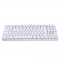 Teclado Mecânico Gamer Redragon Kumara K552W, LED, Switch Redragon MK2 Blue, ABNT2, Branco - K552W-2 (BLUE)