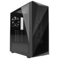 Gabinete Gamer Cooler Master CMP 520L, Mid Tower, ATX, Sem Fonte, Com 1 Fan, Vidro Temperado, Preto - CP520-KGNN-S03