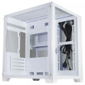 Gabinete Gamer K-Mex Micro Whithe IV, CG-W415, ATX, Mid Tower, Vidro Temperado, Sem Fan, Branco - CGW415RH002CB0X