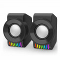 Caixa De Som Gamer Redragon Kage, RGB, Stereo 2.0, USB, Preto - GS514