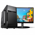 Computador, 10º Geração, Intel Core I5-10400 2.90GHZ, 4GB DDR4, SSD 120GB + Monitor 19.5