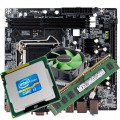 KIT UPGRADE 4° Geração PROCESSADOR INTEL 1150 CORE I3-4160 3.30GHZ, PLACA MÃE 1150 DDR3, MEMÓRIA 4GB DDR3 1600MHZ, COOLER PARA PROCESSADOR