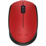 Mouse Sem Fio Logitech M170, 2.4GHz, Vermelho - 910-004941