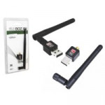 Adaptador de Rede Sem Fio 150MBPS Com Antena, Lehmax, Preto, AD0170 AD-12 LEY-142 AD0170LM - AD0170KP