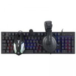 Kit Gamer Bright CB02 TMH - Teclado + Mouse + Headset, Preto - 0543