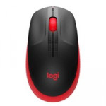 Mouse Sem Fio Logitech M190, USB, Vermelho - 910-005904