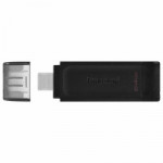 Pen Drive Kingston 64GB DataTraveler 70, USB, Type-C 3.2, Preto - DT70/64GB
