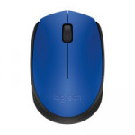 Mouse Sem Fio Logitech M170, USB, Azul e Preto - 910-004800