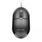 Mouse Multilaser Classic, Box Full, USB, 3 Botões, 1200DPI, Preto - MO300