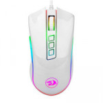 Mouse Gamer Redragon Cobra, Chroma RGB Sensor, 10000DPI, 7 Botões, Lunar White - M711-W