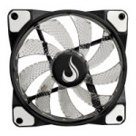 Cooler FAN Rise Mode Wind W1 120mm LED Branco - RM-WN-01-BW