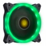 Cooler FAN Gamer Vinik, 12cm, VX Gaming V.Ring, Anel de LED Verde, VRingG Preto - 29566