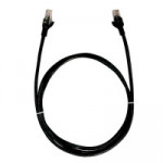 Cabo de Rede PlusCable, Cat.6, 2.5M, Patch Cord, Preto - PC-ETH6U25BK