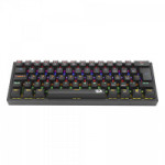 Teclado Mecânico Gamer Redragon Fizz, RAINBOW, Switch Brown, ABNT 2, Black, K617-R-B (PT-BROWN)