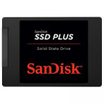 SSD Sandisk Plus, 1TB, SATA 2.5", Leitura 535MB/s, Gravação 350MB/s, Preto - SDSSDA-1T00-G27