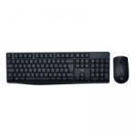 Teclado e Mouse Sem Fio Multi Multimídia, 1600 DPI, Conexão USB e 2.4Ghz, com Pilhas, Preto - TC270