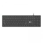 Teclado Multimídia Lecoo, USB, Membrana, Padrão ABNT2, Preto - KB102