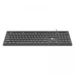 Teclado Multimídia Lecoo, USB, Membrana, Padrão ABNT2, Preto - KB102