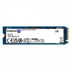SSD Kingston 2TB NV2, M.2 2280 PCIe, NVMe, Leitura: 3500MBs e Gravação: 2800MBs - SNV2S/2000G