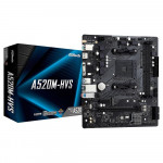 Placa Mãe ASRock A520M-HVS, Chipset A520, AMD AM4, mATX, M.2, Micro ATX, DDR4 - 90-MXBE60-A0BAY1Z