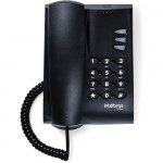 Telefone Intelbras Pleno Com Fio Com Chave de Bloqueio, Preto - 4080057