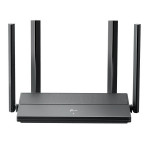 Roteador TP-Link EX141, Wireless 6 Dual Band, AX1500, Gigabit, 4 Antenas, Preto - EX141 Ver 1.0