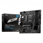 Placa Mãe MSI PRO B760M-P, LGA 1700, mATX, DDR4, VGA/HDMI/DISPLAYPORT - PRO B760M-P DDR4